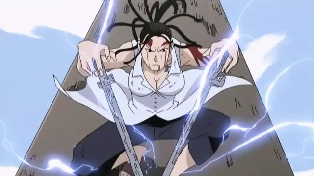 Izumi Curtis doing alchemiy